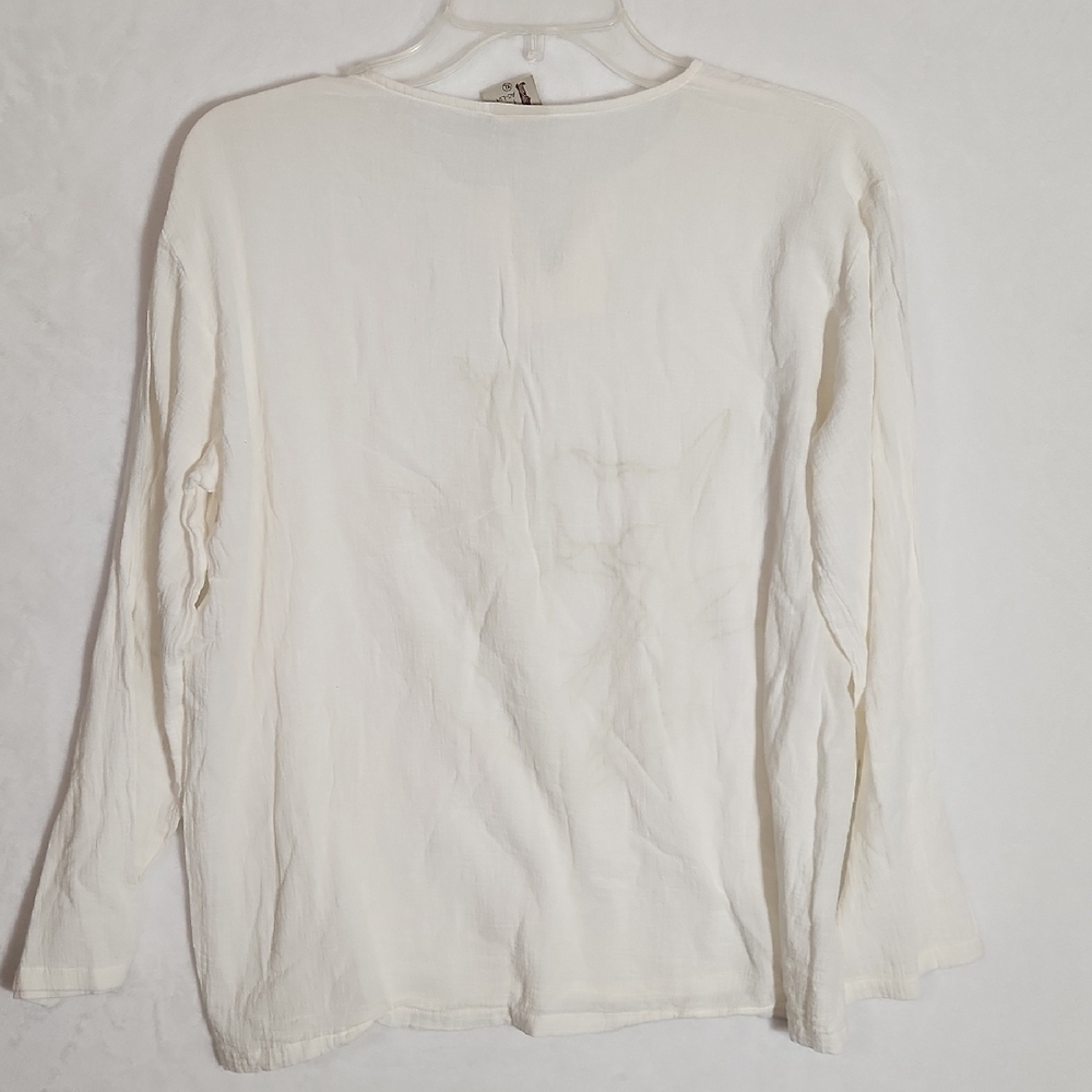 Rak Off-White V-Neck Full Sleeve Top XL - From Thailand - Picture 6 of 10